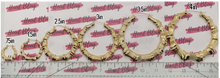 Load image into Gallery viewer, Kids Gold on gold Customized Earrings
